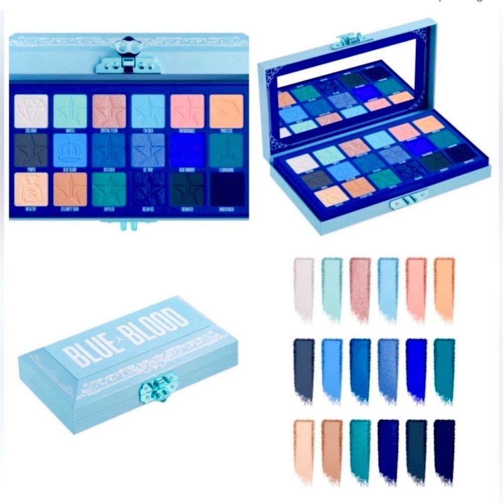 Jeffree Star 🌟 The Blue Blood Collection Eye Shadow Palette 💙🌟🩵 NEW IN BOX!